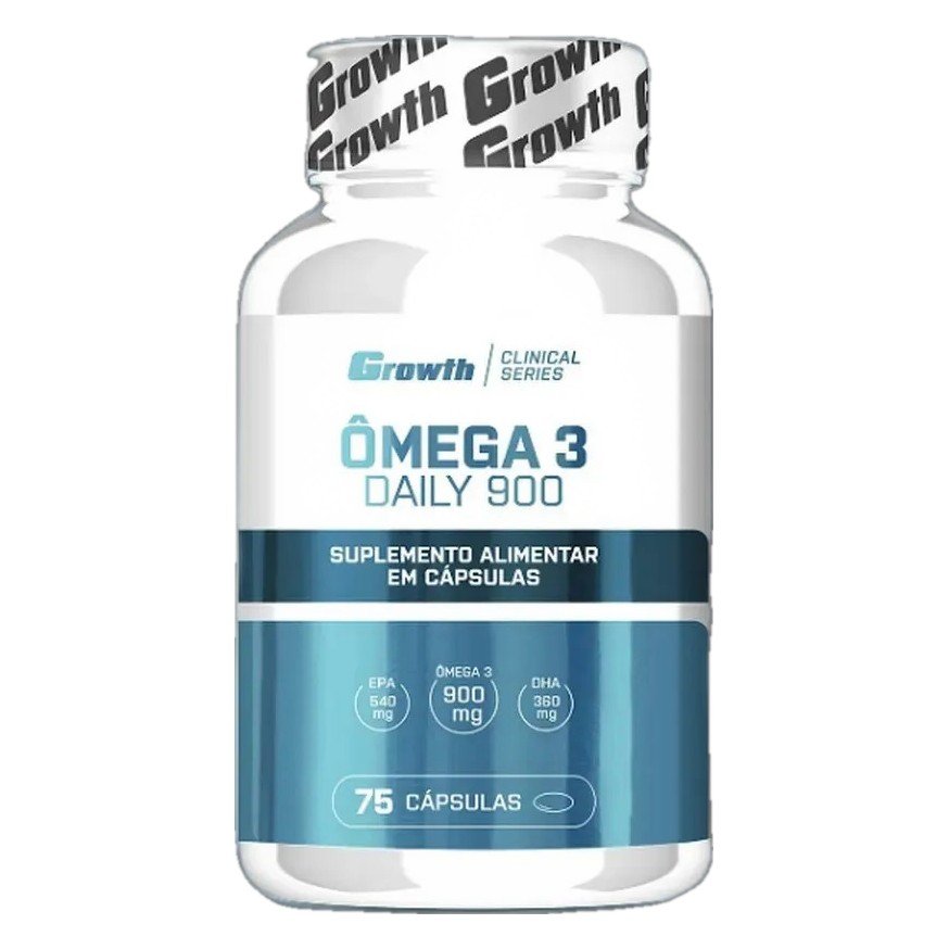 Omega 3 Óleo De Peixe 75 Softgel (caps) Growth Supplements